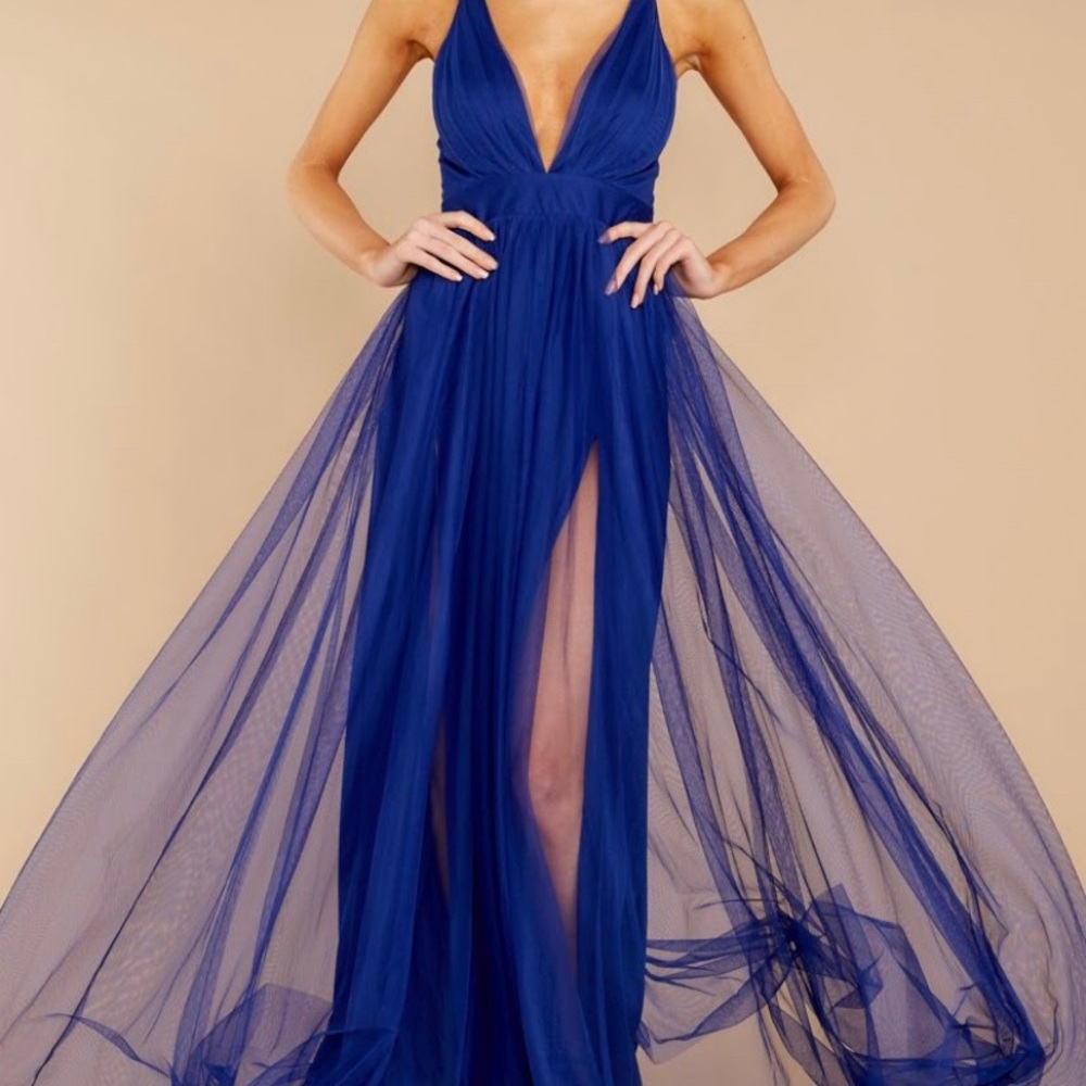 Blue formal/prom dress